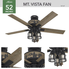 Mt. Vista with LED Light 52 inch