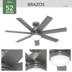Brazos Outdoor ENERGY STAR with LED Light 52 inch