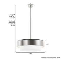 Station Pendant 4 Light