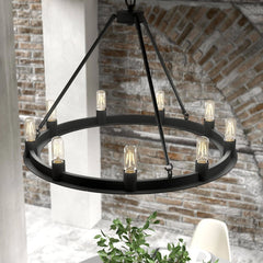 Saddlewood 9 Light Chandelier