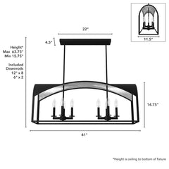 Dukestown Linear 8 Light