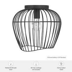 Redding 1 Light Medium 12 Inch Flush