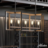 Woodburn 5 Light Linear Chandelier