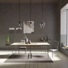 Vidria Smoked Glass 1 Light 12 Inch Pendant