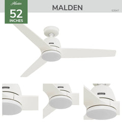 Malden Jasmine Roth Indoor 52inch with LED and Remote