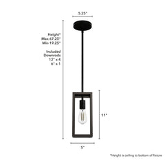 Squire Manor 1 Light Mini Pendant