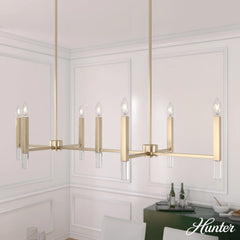 Sunjai 7 Light Linear Chandelier