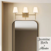 Camelia Stem Jasmine Roth 3 Light Vanity