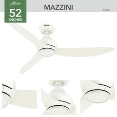 Mazzini ENERGY STAR Outdoor No Light 52in