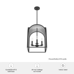 Dukestown Lantern Pendant 4 Light 15 in
