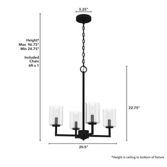 Kerrison 4 Light Chandelier