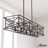 Langwood 6 Light Linear Chandelier