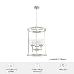 Xidane 3 Light 15 Inch Foyer Lantern