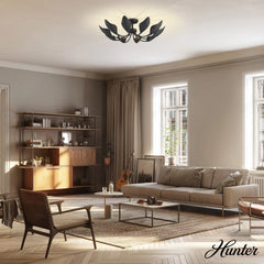 Juneway 10 Light Large 28 Inch Flush Chandelier