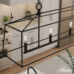 Fair Oaks 4 Light Linear Chandelier