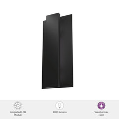 Canoga Jasmine Roth Outdoor WeatherMax LED Medium 15 Inch Wall Light