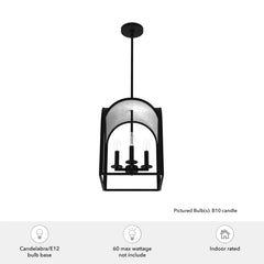 Dukestown Lantern Pendant 4 Light 12 inch