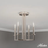4 Light Bearden Semi-Flush Mount