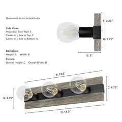 Donelson Vanity 3 Light