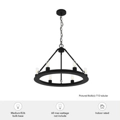 Saddlewood 6 Light Chandelier