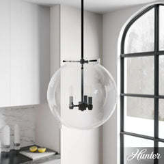 Sacha 3 Light Globe Pendant