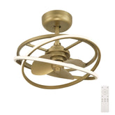 Cirro Indoor SureSpeed Fandelier 20 inch with Light and Remote