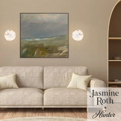 Opaline Crest Jasmine Roth LED 8 Inch Sconce