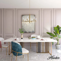 Gatz 6 Light Chandelier Alturas Gold