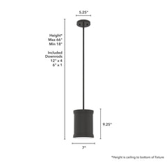 Capshaw 1 Light Pendant