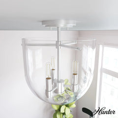 Sacha 3 Light Semi-Flush Mount