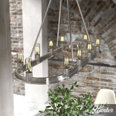 Saddlewood 10 Light Linear Chandelier