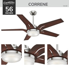 Correne with LED Light 56 inch