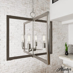 Woodburn 4 Light 24 Inch Foyer Pendant