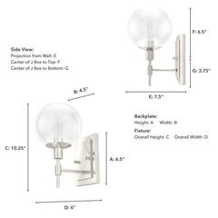 Xidane Wall Sconce 1 Light