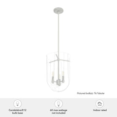 Sacha Cloche Pendant 3 Light