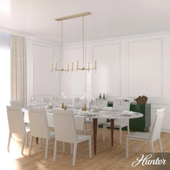 Sunjai 7 Light Linear Chandelier