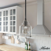 Dunshire Bell Clear Glass 1 Light 6 Inch Mini Pendant