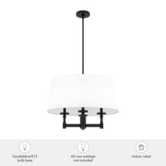 Briargrove 4 Light Shade Chandelier