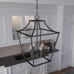 Laurel Ridge 4 Light Lantern Pendant 15 inch