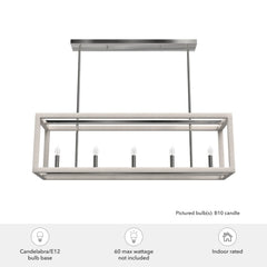 5 Light Squire Manor Linear Chandelier