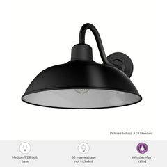Mill Valley Outdoor WeatherMax 1 Light 14 Inch Medium Wall Light