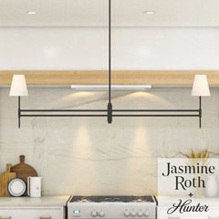 Camelia Stem Jasmine Roth 2 Light Linear Chandelier