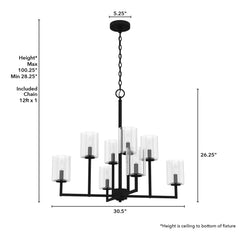 Kerrison 8 Light Chandelier