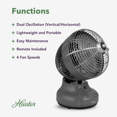 Hunter Cordless Oscillating Fan
