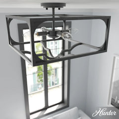 Highland Hill 4 Light Semi-Flush Mount