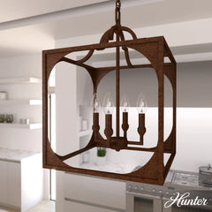 Highland Hill 4 Light Pendant 15 inch