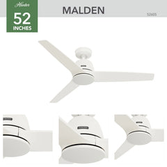 Malden Jasmine Roth Indoor 52 inch with Remote