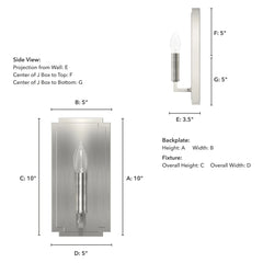 Zoanne Wall Sconce 1 Light