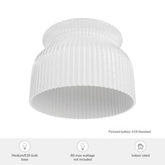 Harlowe Jasmine Roth 1 Light Large 14 Inch Flush Mount
