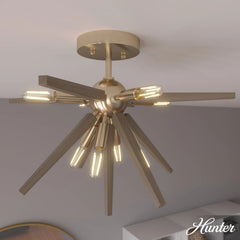 Jupiter Star Semi-Flush Mount